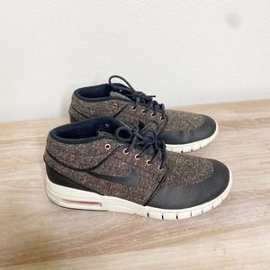 Nike Stefan Janoski Max Mid Men's Skateboarding Shoes Brown 807507-206 Size 6.5